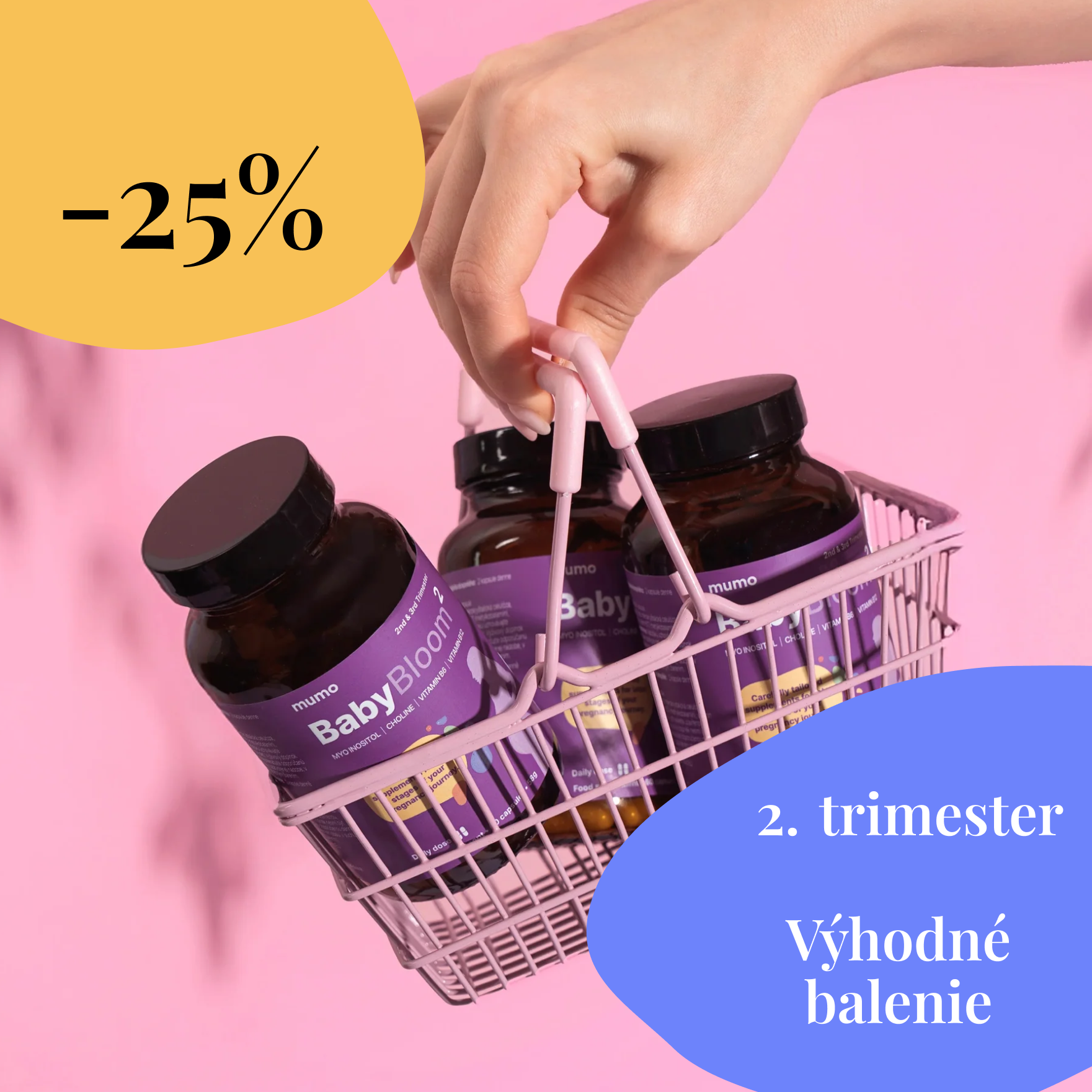 BabyBloom 2 pro 2. trimestr - Balení na 3 měsíce